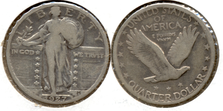 1927 Standing Liberty Quarter VG-8 s