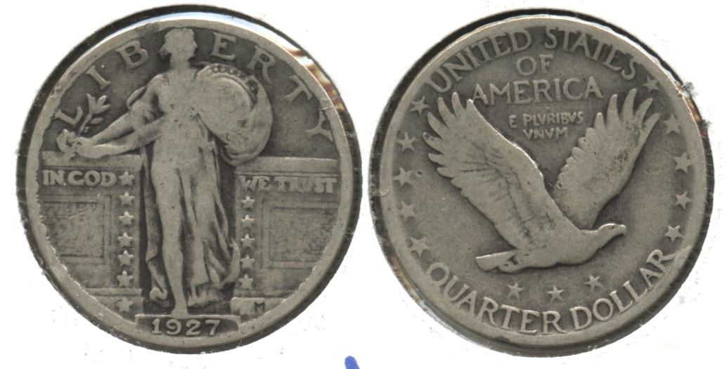 1927 Standing Liberty Quarter VG-8 #v
