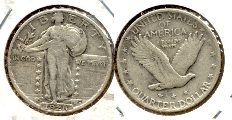 1928-D Standing Liberty Quarter VF-20 a