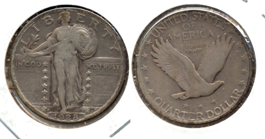 1928-S Standing Liberty Quarter VF-20 a