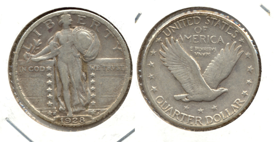 1928-S Standing Liberty Quarter VF-20 b