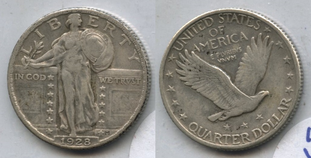 1928 Standing Liberty Quarter VF-20 #d