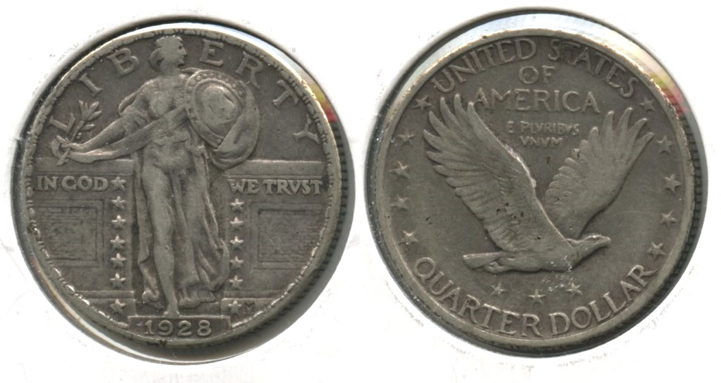 1928 Standing Liberty Quarter VF-20 #e