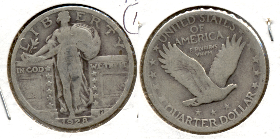 1928 Standing Liberty Quarter VG-8 e