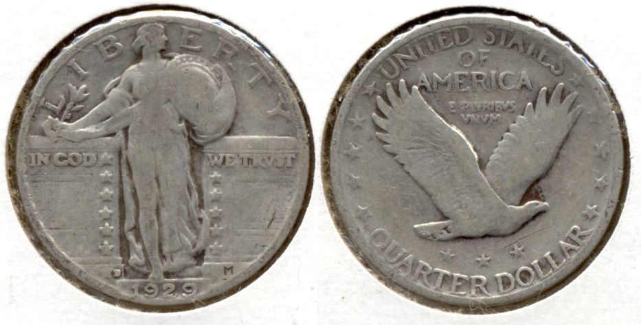 1929-D Standing Liberty Quarter VG-8