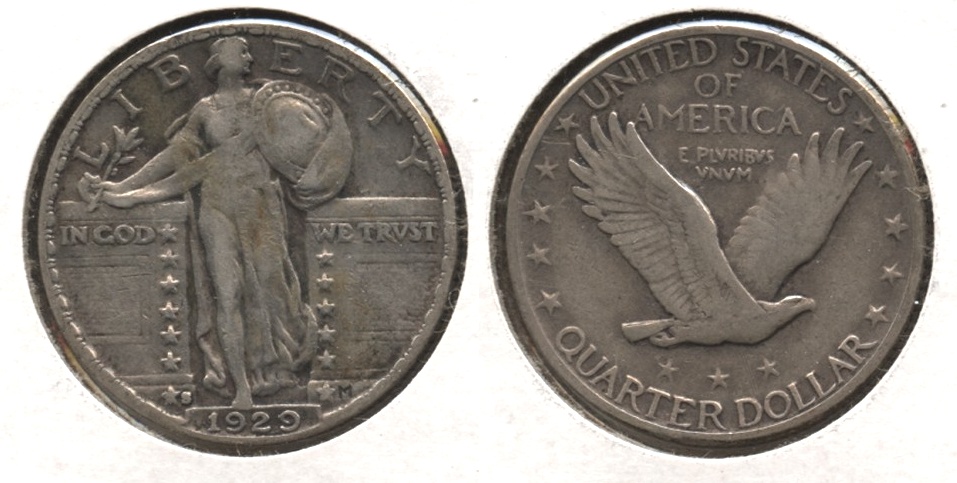 1929-S Standing Liberty Quarter VF-20 #d