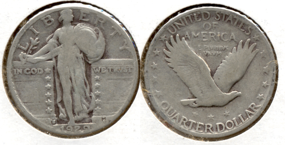 1929-S Standing Liberty Quarter VG-8