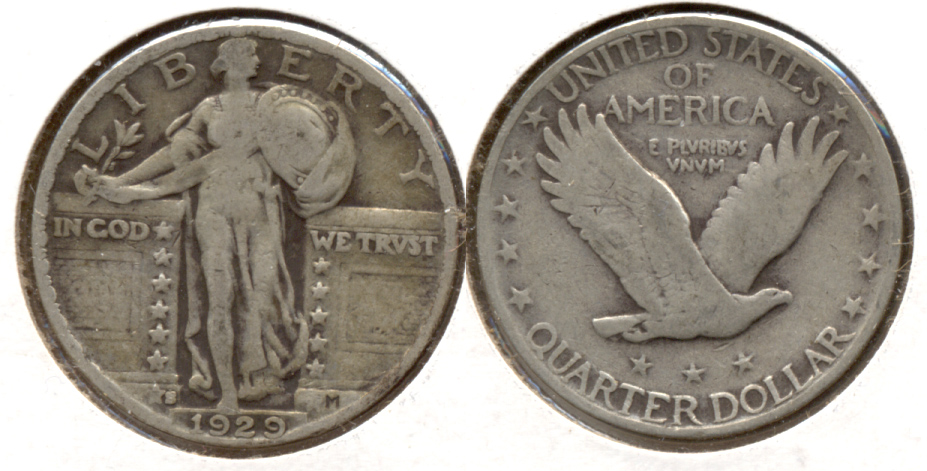 1929-S Standing Liberty Quarter VG-8 i