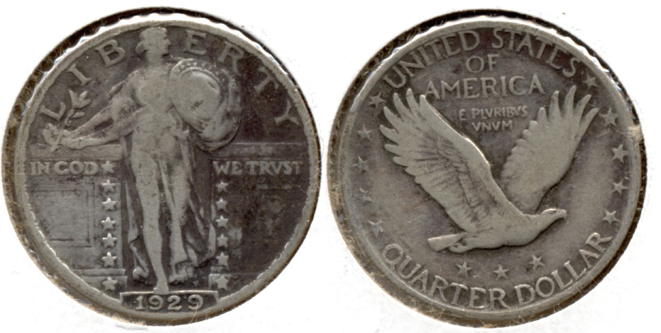 1929 Standing Liberty Quarter Fine-12