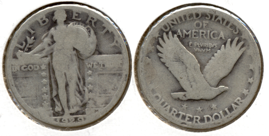 1929 Standing Liberty Quarter Good-4