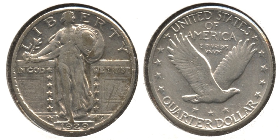 1929 Standing Liberty Quarter VF-20 #e