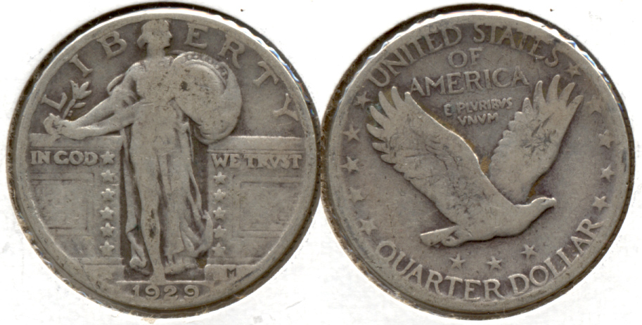 1929 Standing Liberty Quarter VG-8