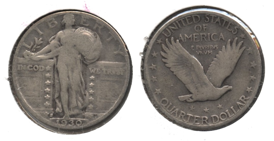 1930-S Standing Liberty Quarter Fine-12