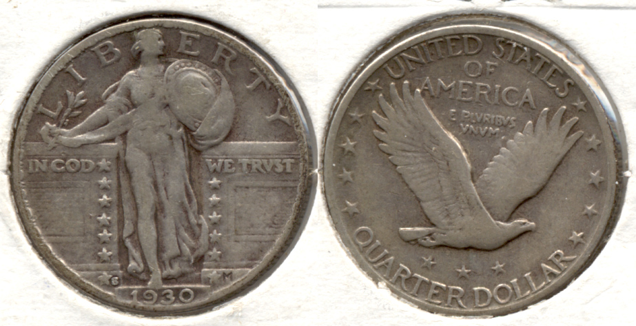 1930-S Standing Liberty Quarter VF-20 e