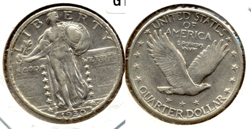 1930 Standing Liberty Quarter AU-50 b