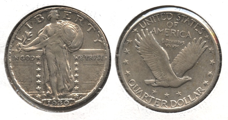 1930 Standing Liberty Quarter AU-50 #d