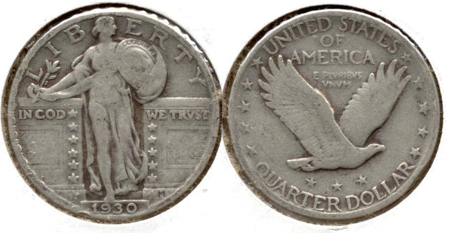 1930 Standing Liberty Quarter Fine-12