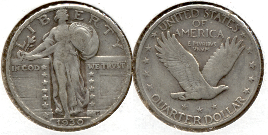 1930 Standing Liberty Quarter Fine-12 d