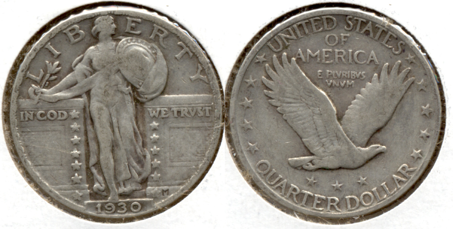 1930 Standing Liberty Quarter Fine-12 d