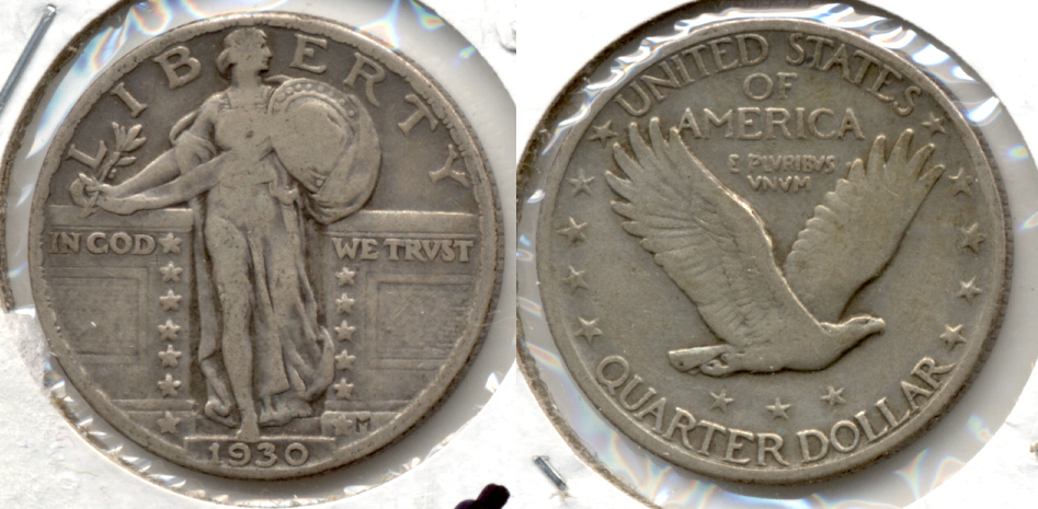 1930 Standing Liberty Quarter Fine-12 n
