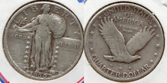 1930 Standing Liberty Quarter VF-20