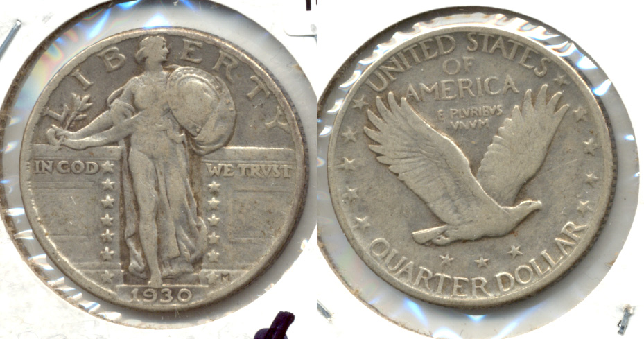 1930 Standing Liberty Quarter VF-20 g