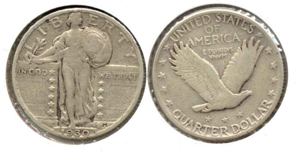 1930 Standing Liberty Quarter VF-20 k
