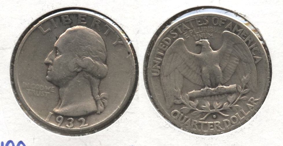1932-D Washington Quarter Fine-12