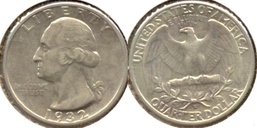 1932-S Washington Quarter AU-50