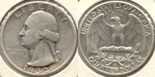 1932-S Washington Quarter VF-20