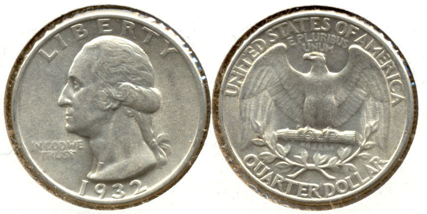 1932 Washington Quarter AU-50 b