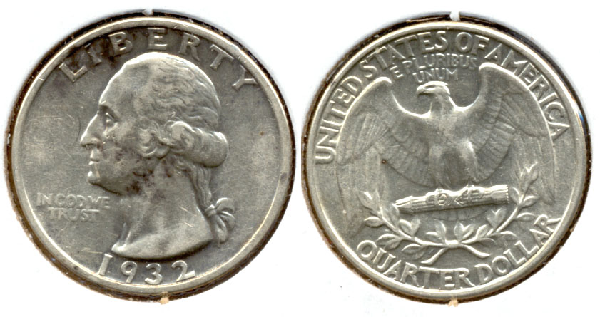 1932 Washington Quarter AU-50 d