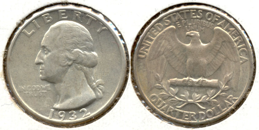 1932 Washington Quarter AU-50 e