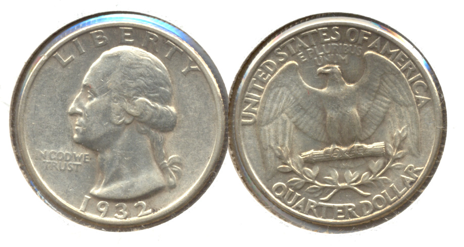 1932 Washington Quarter AU-50 k