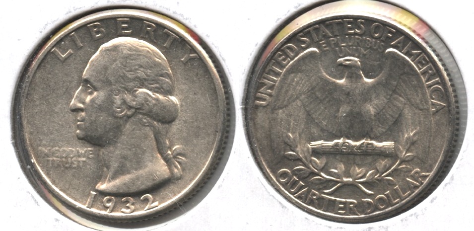 1932 Washington Quarter AU-50 #q