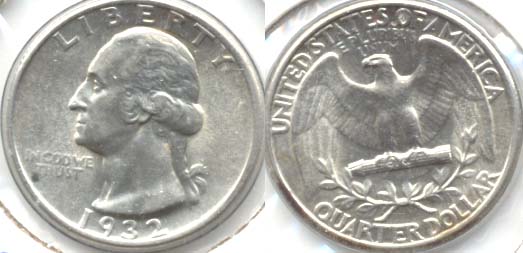 1932 Washington Quarter AU-55 a