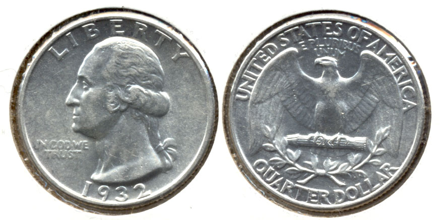 1932 Washington Quarter AU-55 b
