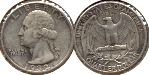 1932 Washington Quarter EF-40 c