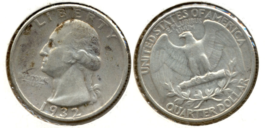 1932 Washington Quarter EF-40 d