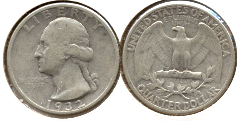1932 Washington Quarter Fine-12 a