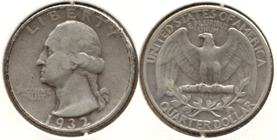 1932 Washington Quarter Fine-12 c
