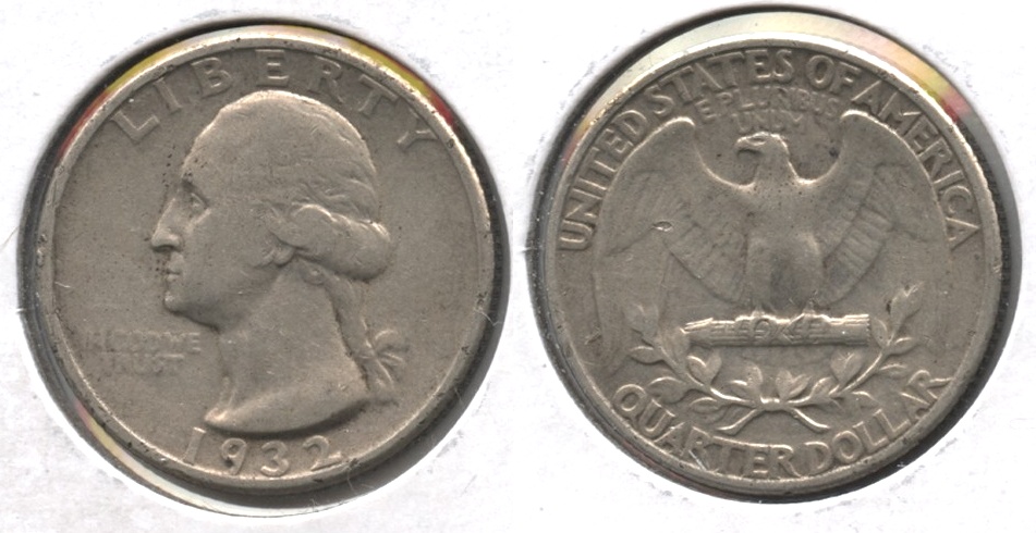 1932 Washington Quarter Fine-12 #f