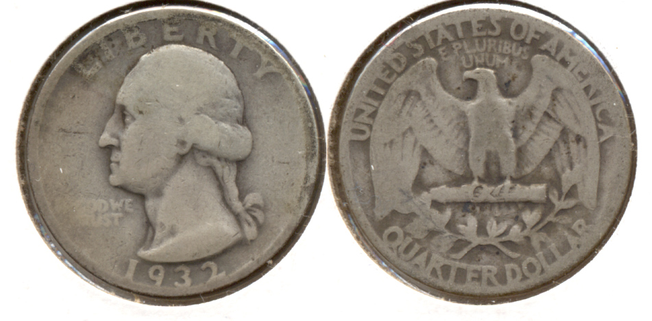 1932 Washington Quarter Good-4