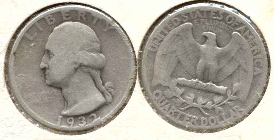 1932 Washington Quarter Good-4 a