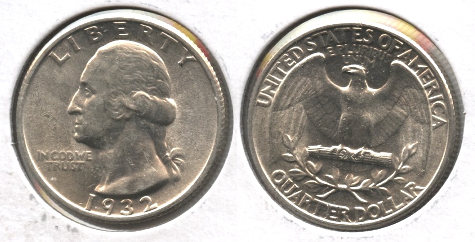 1932 Washington Quarter MS-60 #a