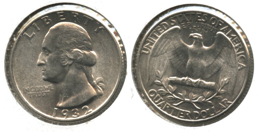 1932 Washington Quarter MS-60 #d