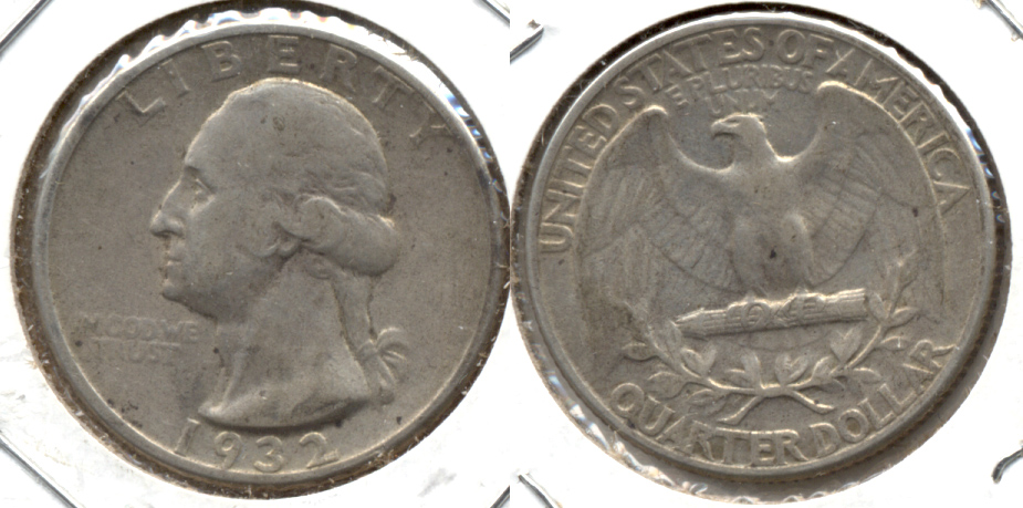 1932 Washington Quarter VF-20 f