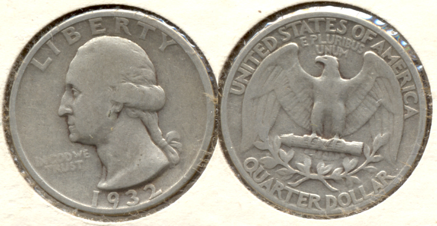 1932 Washington Quarter VG-8 c