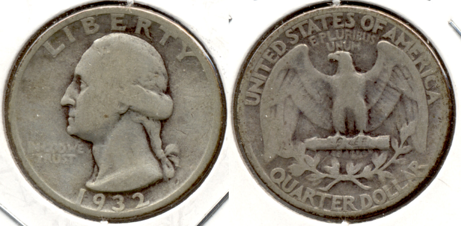 1932 Washington Quarter VG-8 j