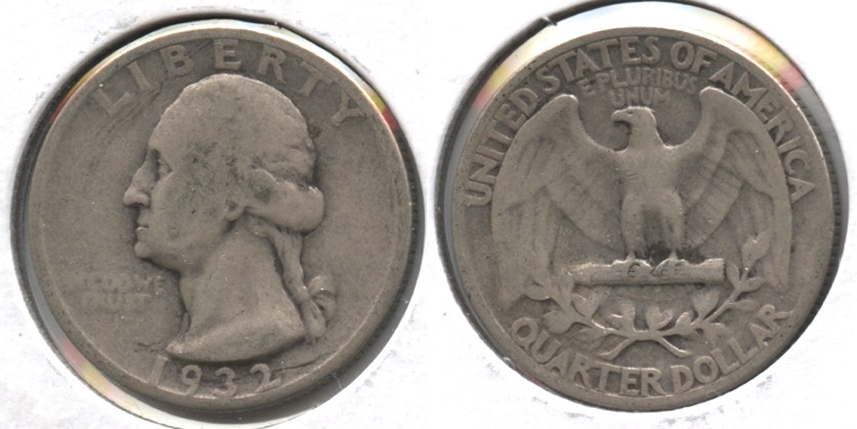 1932 Washington Quarter VG-8 #l